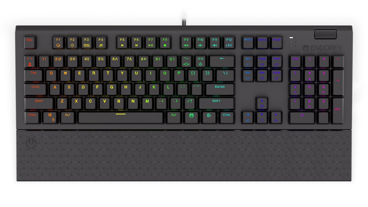 Tastatura Gaming ENDORFY Omnis Red RGB Kailh Red Switch Mecanica