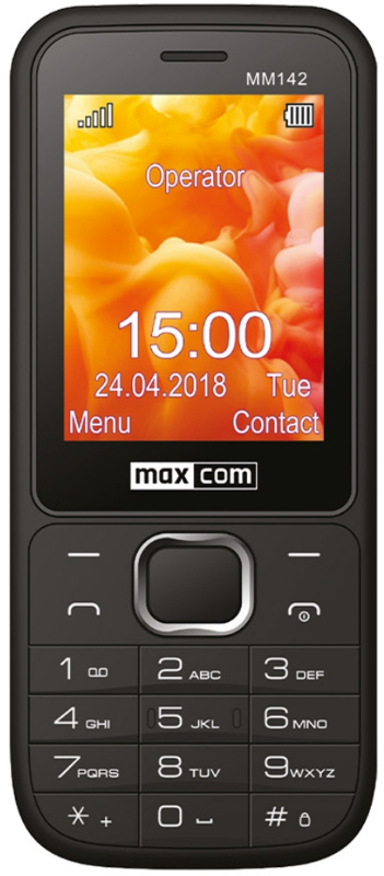 Telefon mobil Maxcom MM142 Dual SIM Black