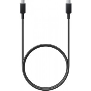 Cablu de date / adaptor Samsung USB-C Male la USB-C Male, 1 m, Black, amperaj maxim suportat 5A