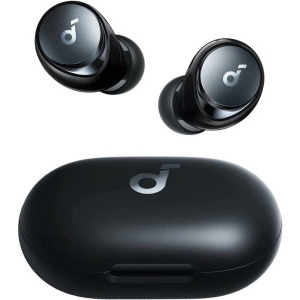 Anker In-Ear, Soundcore Space A40, Multipoint, ANC, Hi-Res, incarcare Wireless, Black