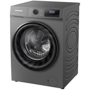 Heinner HWM-H9014INVTA+++, 9 kg, 1400 RPM, Clasa A, Inverter, Display, Blocare acces copii, Gri