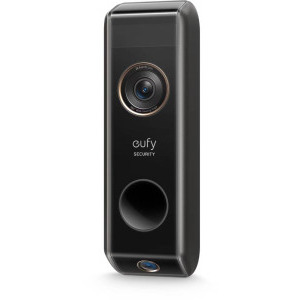 eufy Sonerie video Wireless Dual Camera Add-On, 2K HD, autonomie 6 luni, Negru