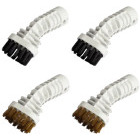 Accesoriu aspirator AENO Set 2x Perii din sarma + 2x Perii nailon, compatibil SM1