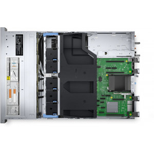DELL PowerEdge R550 2U, Procesor Intel® Xeon® Silver 4309Y 2.8GHz Ice Lake, 16GB RDIMM RAM, 2x 4800GB SATA 6G SSD+ 3x 2.4TB HDD, 2x 800W PSU