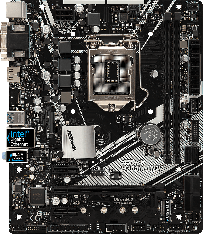 Placa de baza ASRock B365M-HDV