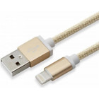 Cablu de date / adaptor SBOX USB Male la Lightning Male, 1.5 m, Gold