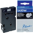 Brother Banda Laminata 12 mm black on clear