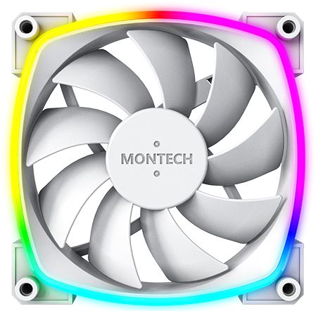 Ventilator / radiator Montech AX120 PWM ARGB 120mm White