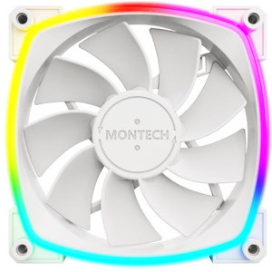 Montech RX120 PWM Reversed 120mm ARGB White Three Fan Pack
