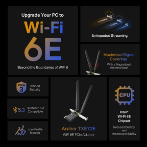 TP-LINK AX5400 Tri-Band WiFi 6E