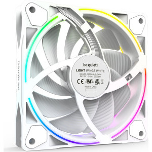 be quiet! LIGHT WINGS White RGB 120mm PWM High-Speed Three Fan Pack