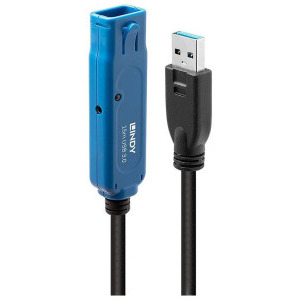 LINDY Active Extension Pro, USB 3.0 Male tip A - USB 3.0 Female tip A, 8m, negru