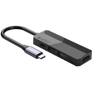 Orico MDK-4P, 4-in-1 USB-C, 1x USB 3.0, 1x USB 2.0, 1x HDMI, 1x USB-C 3.1 PD 55W