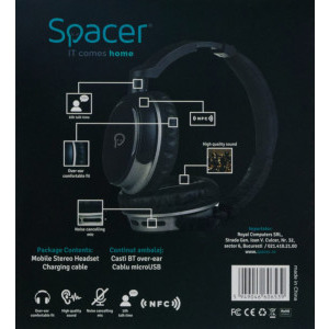 Spacer On-Ear, SP-BH-03 Black