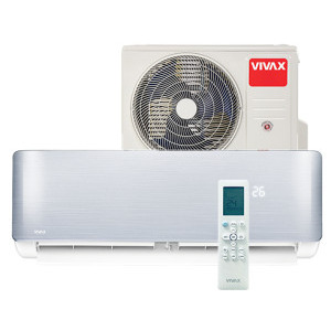 Aer conditionat VIVAX R-Design Silver, 9000 BTU, Clasa A+++/A++, Wi-Fi Ready, Inverter, Golden Fin, Ionizator