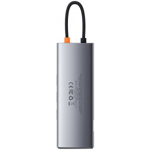 Baseus Docking Station CAHUB-CU0G, USB Tip C, 9-in-1, 100W, redare 4K, Gigabit LAN