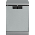 Masina de spalat vase Beko BDFN26530X, 15 seturi, 6 programe, Clasa D, HygieneIntense, SteamGloss, Time Delay, Half Load, AutoDoor Opening, 60 cm, Pearl Inox