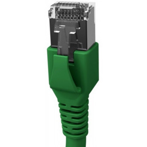 Schrack CAT6a Patch Cable S/FTP 1m verde