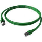 Cablu retea Schrack CAT6a Patch Cable S/FTP 1m verde