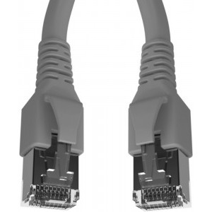Schrack CAT6a Patch Cable S/FTP 0.5m gri
