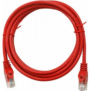 Schrack CAT6 Patch Cable U/UTP 2m rosu