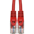 Cablu retea Schrack Cat.5 Patch Cable U/UTP 1m rosu