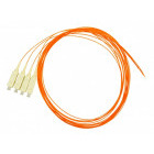 Cablu retea Schrack Pigtail SC, 62,5/125µm OM1, 2.0m, Easy Strip, Orange,4buc
