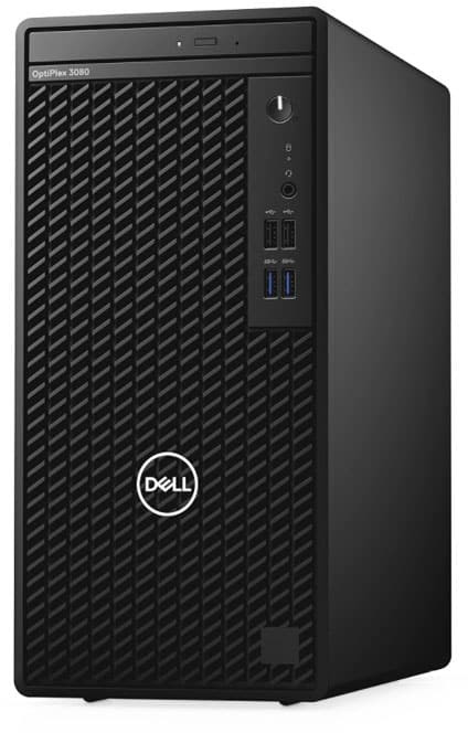 Desktop PC DELL OptiPlex 3080 MT, Procesor Intel® Core™ i5-10505 3.2GHz Comet Lake, 8GB RAM, 256GB SSD, UHD 630, Windows 10 Pro