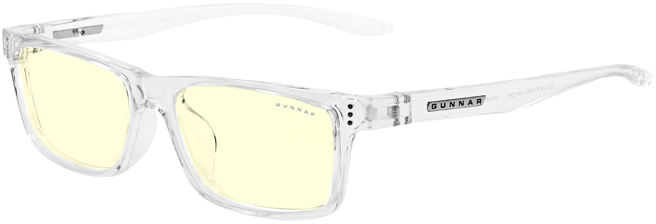 Ochelari protectie Monitor Gunnar Cruz Kids Large Crystal Amber 8-12 ani Kids Large