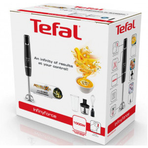 Tefal Mixer vertical, InfinyForce 3 in 1 HB943838, 1000W, 0.8L, Negru