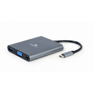 Gembird 6-in1, A-CM-COMBO6-01, USB-C, Space Grey
