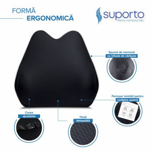 Suporto Set perna sezut si perna lombara compact