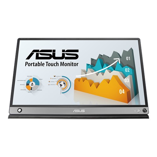 Monitor LED ASUS ZenScreen MB16AHP Portabil 15.6 inch 5 ms Argintiu 60 Hz