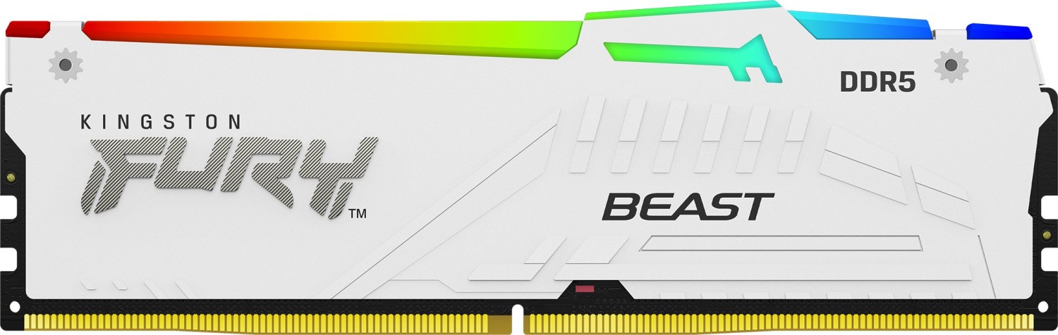 Memorie Kingston FURY Beast RGB White 32GB DDR5 5600MHz CL36