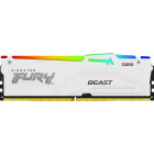 Memorie Kingston FURY Beast RGB White 32GB DDR5 6000MHz CL36