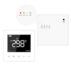 Luxion TP618RF cu receiver pentru centrala termica pe gaz sau electrica, Display LCD, Memorare