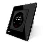 Termostat Livolo Pentru sisteme de incalzire electrice, Negru