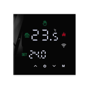 Termostat BeOk TGW60B-WIFI-WPB Wi-Fi pentru incalzirea termica pe gaz