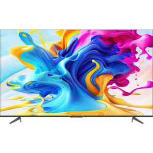 TCL Smart TV QLED 75C645 Seria C645 189cm gri-negru 4K UHD HDR