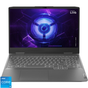 Lenovo Gaming 15.6'' LOQ 15IRH8, FHD IPS 144Hz G-Sync, Procesor Intel® Core™ i5-12450H (12M Cache, up to 4.40 GHz), 16GB DDR5, 512GB SSD, GeForce RTX 2050 4GB, No OS, Storm Grey