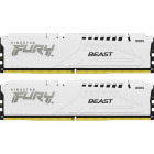 Memorie Kingston FURY Beast White 64GB DDR5 6000MHz CL30 Dual Channel Kit
