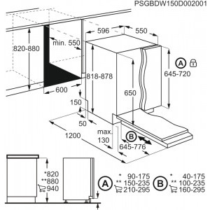 Electrolux EEA27200L, 13 seturi, 6 programe, Clasa E, Inverter, AirDry, 60 cm