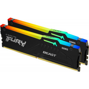 Kingston FURY Beast RGB 32GB DDR5 6000MHz CL40 Dual Channel Kit
