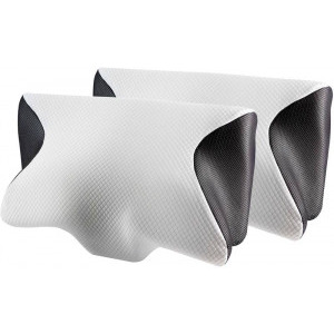 Suporto Set 2x perne ortopedice din spuma cu memorie, cu extensii