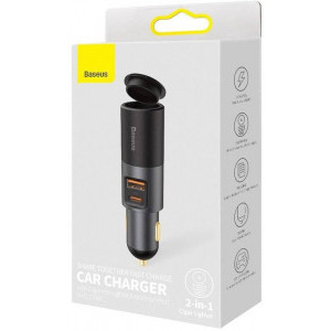 Baseus CCBT-C0G, 1x USB, 1x USB-C, putere 120W, Black