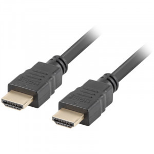 Cablu video Lanberg HDMI Male - HDMI Male, v1.4, 7.5m, negru