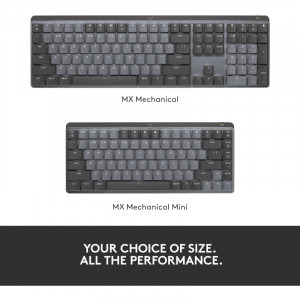 Logitech MX Mechanical Wireless Illuminated Performance Graphite