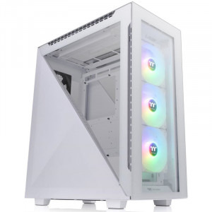 Thermaltake Divider 500 Tempered Glass aRGB White