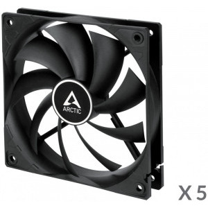ARCTIC AC F12 PWM PST Black Value 5-Pack