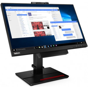 Lenovo ThinkCentre Tiny-In-One 24 Gen 4 Touchscreen 23.8 inch 4 ms Negru Webcam 60 Hz